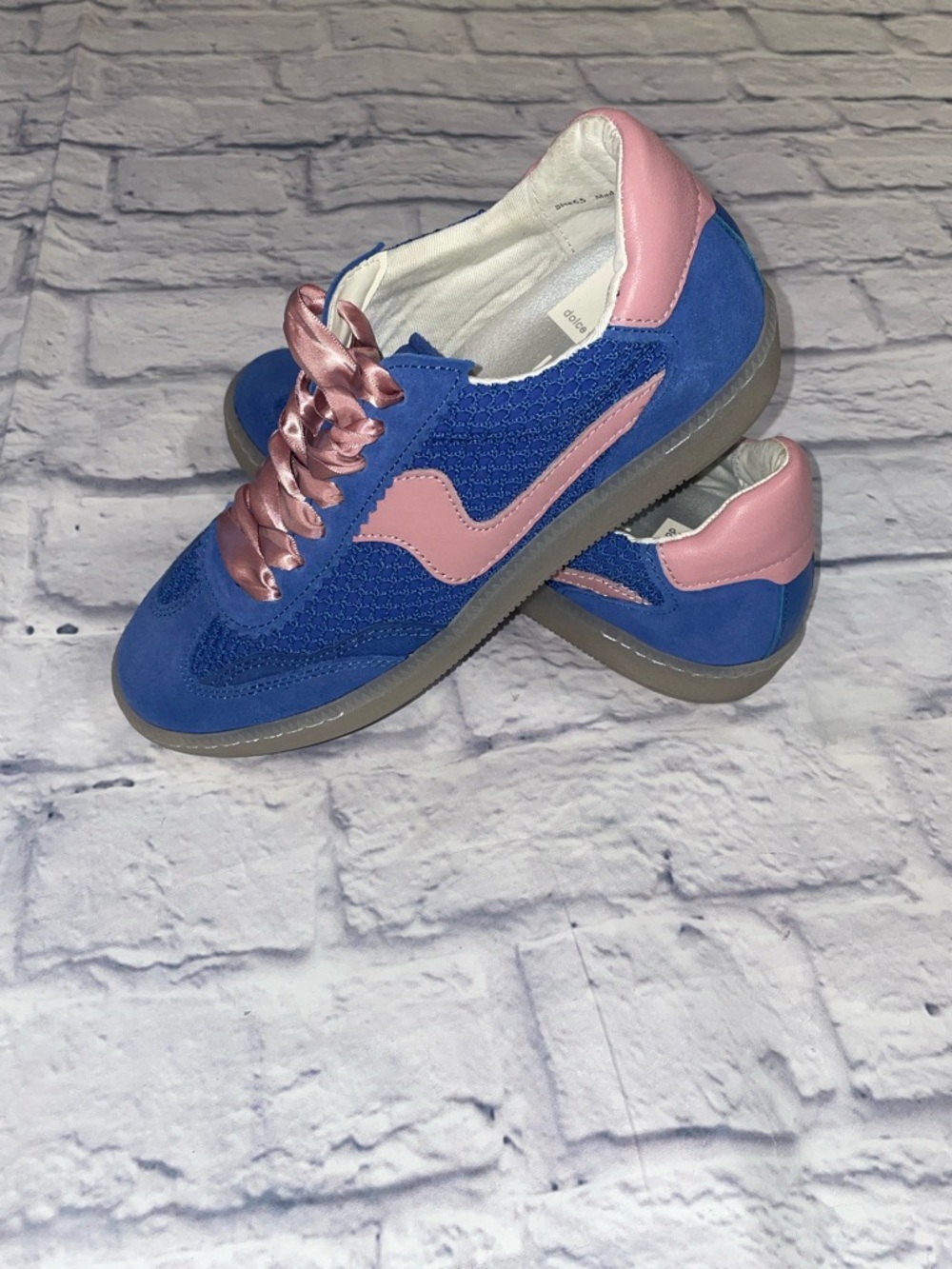 Dolce Vita Notice Royal Blue Woven Mesh Sneakers. Size 6.5